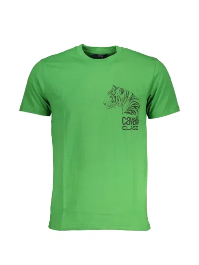Cavalli Class Tiger-print T-shirt In Green