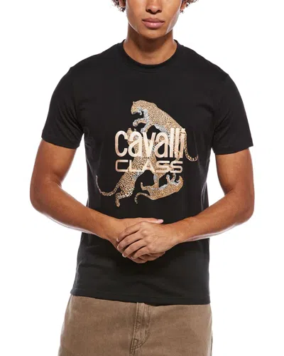 Cavalli Class T-shirt In Black