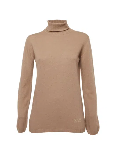 Pre-owned Cavalli Class Turtleneck Sweater In Neutral