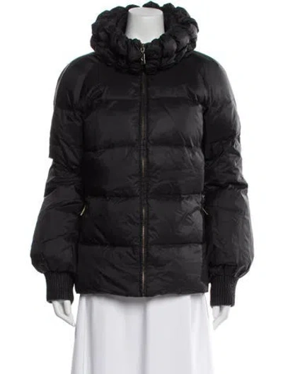 Pre-owned Cavalli Class Vintage Parka In Black
