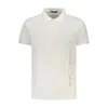 Cavalli Class White Cotton Men Polo Shirt