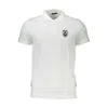 Cavalli Class White Cotton Men Polo Shirt In White