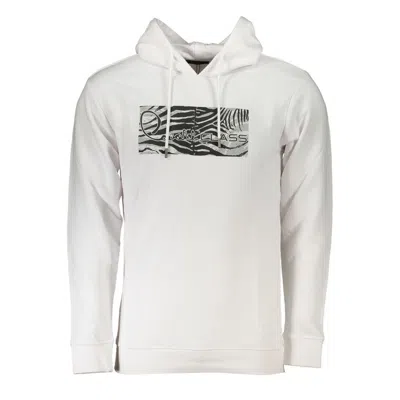 CAVALLI CLASS WHITE COTTON MEN SWEATER