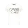 Cavalli Class White Cotton Men T-shirt In White