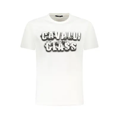 CAVALLI CLASS WHITE COTTON MEN T-SHIRT