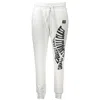 Cavalli Class White Cotton Pant In White