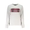 Cavalli Class White Cotton Sweater