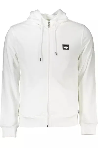 CAVALLI CLASS WHITE COTTON SWEATER