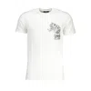 Cavalli Class White Cotton T-shirt In White