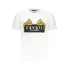 Cavalli Class White Cotton T-shirt In White