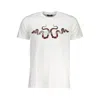 Cavalli Class White Cotton T-shirt In White