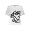 Cavalli Class White Cotton Women T-shirt