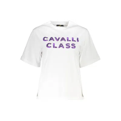 Cavalli Class Logo-print T-shirt In White