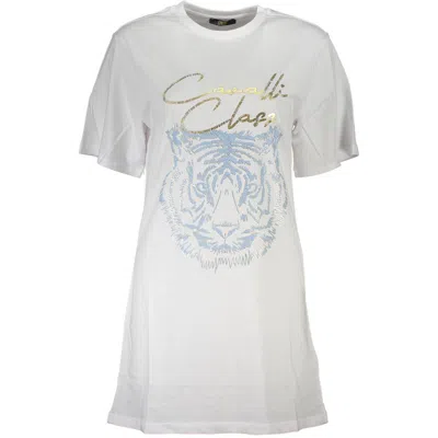 Cavalli Class White Cotton Women Women's Top