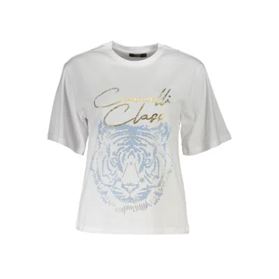Cavalli Class White Cotton Women Women's Top
