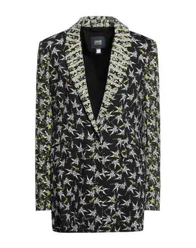 Cavalli Class Woman Blazer Black Size 4 Viscose, Elastane