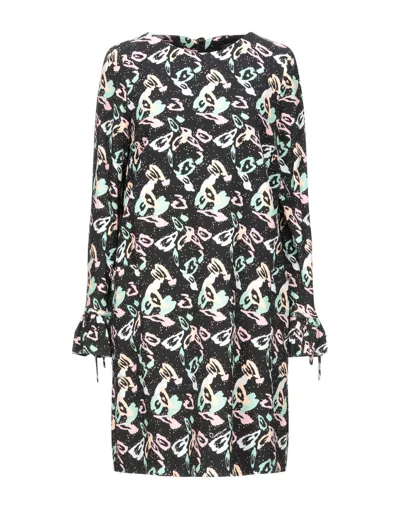 Cavalli Class Short Dresses In Black