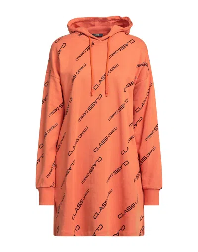 Cavalli Class Short Dresses In Orange