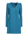 Cavalli Class Short Dresses In Blue