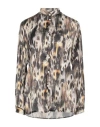 Cavalli Class Woman Shirt Dark Green Size Xl Viscose