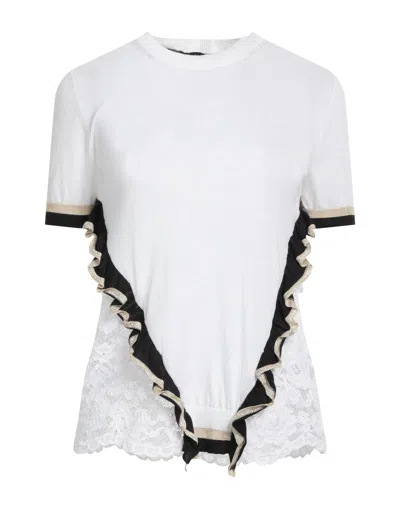 Cavalli Class Sweaters In White