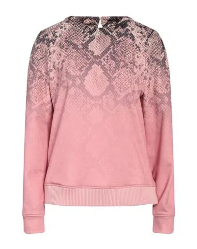 Cavalli Class Woman Sweatshirt Pink Size Xs Polyester, Elastane