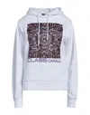 Cavalli Class Woman Sweatshirt White Size Xl Cotton