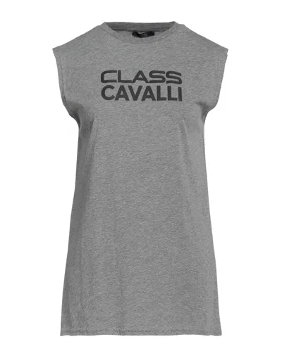 Cavalli Class T-shirts In Grey