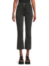 Cavalli Class Women's High Rise Straight Leg Jeans In Black