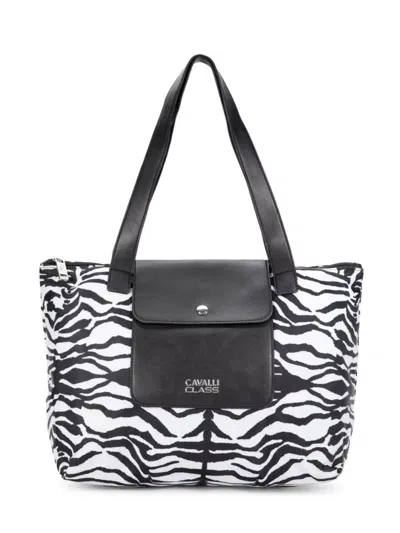 Cavalli Class Large Tote In Black