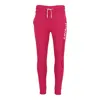 Cavalli Class Womens Pink Sweatpants With Class Logo In Pink