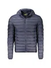 Cavalli Class Blue Polyester Men Jacket In Blue