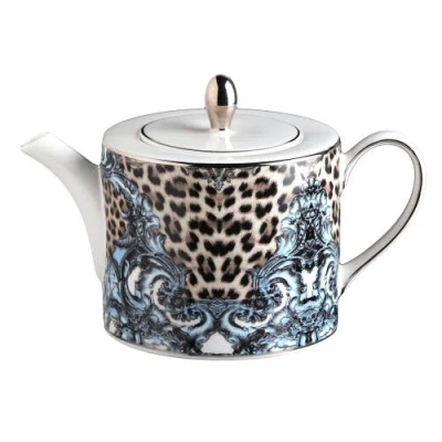 Cavalli Classic Tea And Coffee Pot In Blue