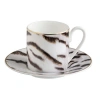 Cavalli Coffee Cup & Saucer With Luxury Box In White