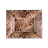 Cavalli Large Rectangular Tray In Brown