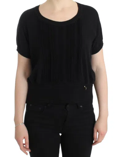 Cavalli Short Sleeved Women's Jumper In Black