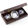 Cavalli Tea Cup & Saucer With Luxury Box In Brown