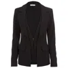 Cavanagh Baker Women's Stretch Two Layer Blazer Black In Black