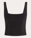 Cavanagh Baker Women's Black Stretch Bustier In Black
