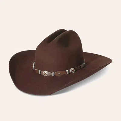 Cavenders Cavender's 3x Oplin Chocolate Premium Wool Cowboy Hat In Brown