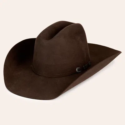 Cavenders Cavender's Brown 3x Rancher Felt Cowboy Hat