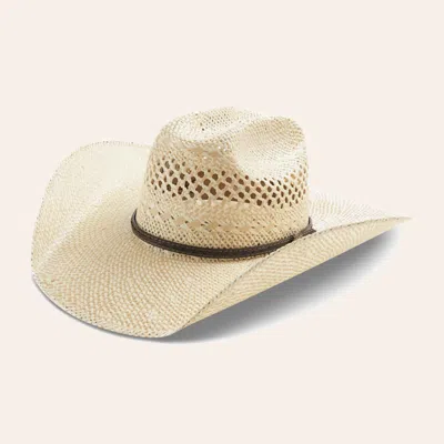 Cavenders Cavender's Collection Twisted Weave Straw Cowboy Hat In Brown