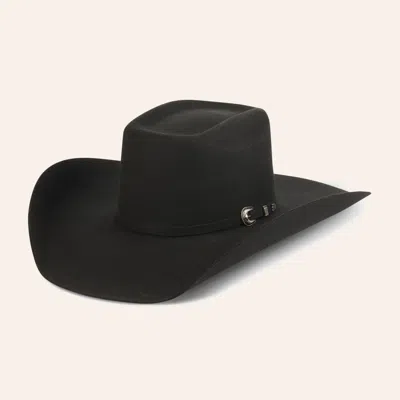 Cavenders Cavender's Cowboy Collection 3x Black Self Band Premium Wool Cowboy Hat