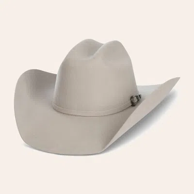 Cavenders Cavender's Cowboy Collection 3x Silverbelly Cattleman's Crown Premium Wool Cowboy Hat In Gray