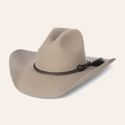 Cavenders Cavender's Cowboy Collection 3x Stone Duke Premium Wool Cowboy Hat In Gray