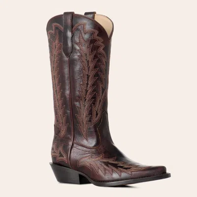Cavenders Cavender's Girls' Nancy Brown Snip Toe Cowboy Boots