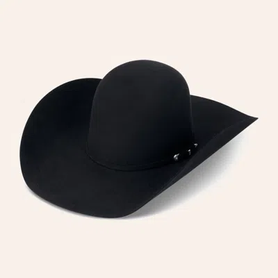 Cavenders Cavender's Gold Buckle Black 20x Open Crown 5" Brim Felt Cowboy Hat