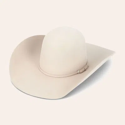 Cavenders Cavender's Gold Buckle Silverbelly 20x Open Crown 5" Brim Felt Cowboy Hat In Neutral