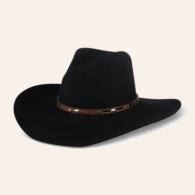 Cavenders Cavender's Hat Collection 3x Tracker Black Premium Wool Cowboy Hat