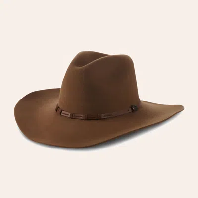 Cavenders Cavender's Hat Collection 3x Tracker Pecan  Premium Wool Cowboy Hat In Brown